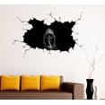 thumbnail image 3 of Pegatina, Halloween Coche Se Aferra Decoración Espeluznante Etiqueta Extraíble Grim Reaper Ventana Piso Calcomanías para Coche Fiesta Hogar Sala de Estar Decoración de Vidrio, Decoración de Halloween, 3 of 4