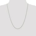 thumbnail image 2 of 14k White Gold 24 Inch 1.3mm Heavy Baby Rope Chain Necklace Pendant Charm, 2 of 9