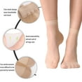 thumbnail image 3 of 12 pares de calcetines altos hasta el tobillo transparentes para mujer, medias color piel, ultrafinas, frescas, transparentes, de seda para mujer, 3 of 6
