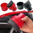 thumbnail image 2 of Car Wheel Polishing Waxing Curved Tire Sponge Brush with Cover Tire Clean Contour Dressing Applicator Pads Car Detailing (Red), 2 of 6