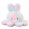 thumbnail image 2 of Juguete de peluche reversible, muñeco de pulpo reversible, juguete de peluche de pulpo degradado, muñeco de pulpo reversible, rendimiento inigualable, 2 of 8
