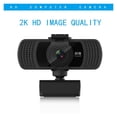 thumbnail image 3 of Caméra Web 1080P Caméra Web 2K Full HD Caméra Web avec Microphone pour Ordinateur PC Diffusion en Direct Conférence Travail Caméra USB Web, Facile à Installer, 3 of 7