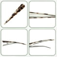 thumbnail image 5 of Unique Bargains 2 Pcs Metal Long Duckbill Hair Clips Large Crocodile Women Hair Clips  5.31"x0.83" Coffee Light Coffee, 5 of 7