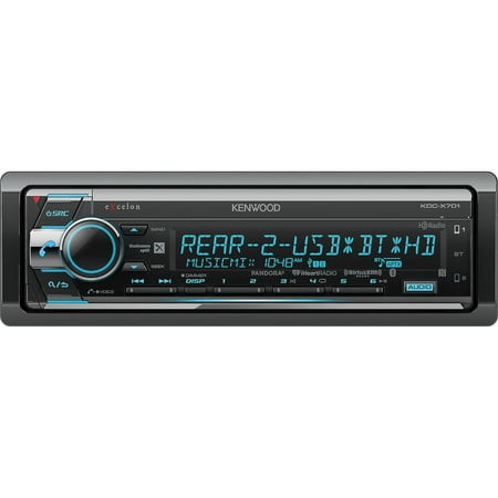 Kenwood eXcelon KDC-X701 - Car - CD receiver - in-dash - Single-DIN - 50 Watts x 4