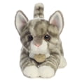thumbnail image 2 of Animal de peluche Aurora Miyoni 9 Grey Tabby Kitten, 2 of 2