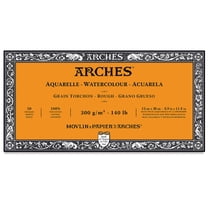 Arches Watercolor Block - 5.9" x 11.8", Rough, 140 lb, 20 Sheets