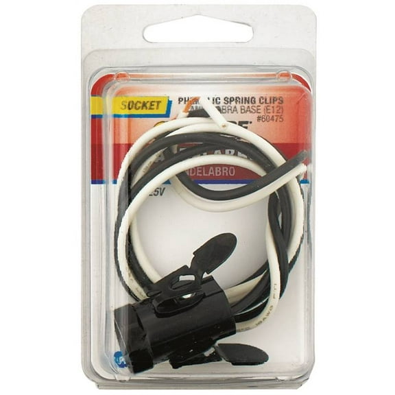 Jandorf 60475 Lamp Socket, 125 V, 75 W, Phenolic Housing Material, Black