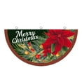 thumbnail image 1 of Baohd Drapeau de Noël en Forme d'Éventail Suspendu à l'Extérieur de la Porte, 1 of 7