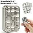 thumbnail image 4 of Mairbeon Magnetic Metal Slider Fidget Toy Pocket-sized Haptic Card Fidget Clicker Fingertip Push Toy Aluminum Alloy Brick Fidget Slider Anxiety Stress Relief Toys, 4 of 10