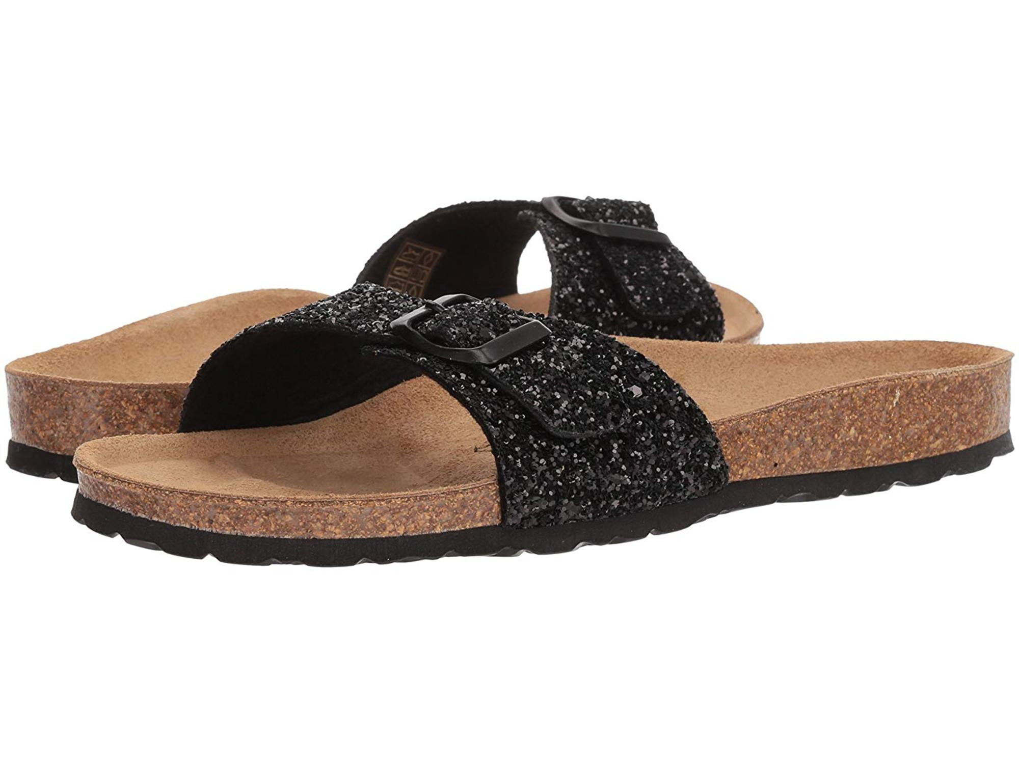 Bayton Womens Zephyr Open Toe Casual Slide Sandals