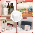 thumbnail image 2 of Novelinks 26" Plastic Cabinet Organizer Bins Sector Shaped Storage Bin Organizer Deep Kitchen Corner Storage Bin,4 Pack, 2 of 8