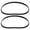 Two Pieces, variant on Breadmaker Drives Belt Replacement Accessory Kitchen Appliances Part 176 Teeth Rubber Texture Suitable for Home Baking