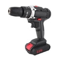 thumbnail image 1 of Ensemble de Perceuse Sans Fil 20 V 1450 Tr/min 25 Réglages de Couple avec Lumière DEL Trousse de Perceuse Sans Balais pour Bricolage à la Maison Perçage Bois Métal, 1 of 7