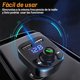 thumbnail image 3 of Archy Receptor Transmisor Bluetooth para Carro FM 3.1A Coche Auto Manos Libres Radio Reproductor Música MP3 Entrada USB Pantalla Luz LED Memoria Micro SD (BTX8), 3 of 7