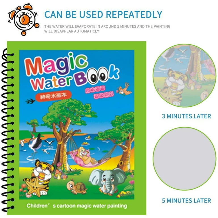 VONTER Water Doodle Book - Kids Painting Writing Doodle Toy Book