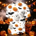 thumbnail image 2 of Fabrcox Mens Halloween T Shirt Ghost Cat Pumpkin Shirt Men Fall Holiday Big and Tall Spooky Mens Graphic T Shirts Purple XXXL, 2 of 7