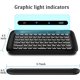 thumbnail image 5 of Teclado inalámbrico YONGSHENG H20 2,4 GHz con ratón panel táctil 7 colores ajustables, 5 of 5