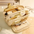 thumbnail image 2 of Bolsa De Papelería, Estuche Para Lápices, Estuche Para Lápices De Gran Capacidad, Estuche Para Lápices Portátil, Caja De Papelería, Cosméticos, Regalos Portátiles, Adecuados Para Oficina, Escuela, Jóv, 2 of 4