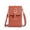 Brown, variant on JeashCHAT Small Crossbody Cell Phone Bag for Women, Mini Crossbody Bag Shoulder Handbag Purse with Credit Card Slots, Adjustable Strap, Clear Touch Screen, Hot Pink