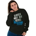 thumbnail image 4 of Vintage Idaho Check Out My Gems ID Sweatshirt for Men or Women Brisco Brands S, 4 of 6