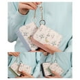 thumbnail image 3 of Kcolen Stylish Floral Bifold Wallet for Women Compact Card Holder with Zipper Pocket and Secure ID Window Functional Lightweight Keychain Accessory, 3 of 3