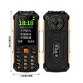 thumbnail image 2 of EIMELI Clearance Thin Straight Elderly Cell Phone 2G Network Elderly Phone, 2 of 2
