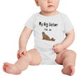 thumbnail image 2 of My Big Sister Is A Seal Cute Baby Bodysuit Boy Girl, 2 of 5