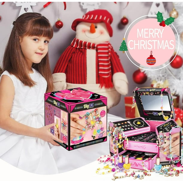 Kit Para Hacer Pulseras De Abalorios Para Niñas - Incluye Cuentas, Colgantes, Pulseras Y Collares, Manualidades 5-13 Años Kit Para Hacer Pulseras De Abalorios Para Niñas - Incluye Cuentas, Colgantes, Pulseras Y Collares, Manualidades 5-13 Años