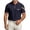 Navy, variant on Mens Golf Polo Shirts Arrival Italian National Day Theme Print Mens Athletic Tops,Black,6XL