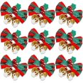thumbnail image 1 of Lazo De Navidad Con Campanas Guirnaldas De Navidad Lazos Mini Lazos De Árbol De Navidad Lazos Decorativos De Navidad Decoraciones Colgantes De Tela Adornos Festivo De Año Nuevo, R, 1 of 5