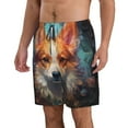 thumbnail image 2 of Logiee Cartoon Pattern Corgi Print Mens Swim Trunks Quick Dry Board Shorts,Breathable Hawaii Beach Shorts Swimwear Bathing Suits-Small, 2 of 6