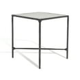 thumbnail image 6 of SAFAVIEH Couture Jessa Glam Glass Top Metal End Table, Black/White, 6 of 11
