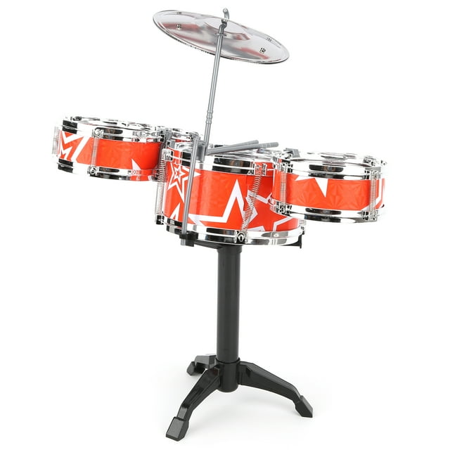 Jazz Instrument Toy Set, Dynamic Jazz Drum Set for Indoor Play