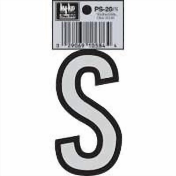 Hy-ko Ps-20/s Lettrage en Vinyle Réfléchissant pour Maison, Taille 3-1/4 Pouces (Lot de 10)