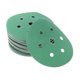 thumbnail image 1 of Unique Bargains 50 Pcs Discos de Lijado para Madera de Coche, Lijado Suave con Gancho y Bucle para Trabajos en Madera, Acabado Automotriz 5.91" 7 Agujeros 180 Grano Verde Alúmina de Circonio, 1 of 1