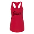 thumbnail image 2 of Wild Bobby Grace Wins Script Inspirational/Christian Women Racerback Tank Top, Red, Medium, 2 of 5