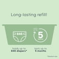 thumbnail image 3 of El recambio Diaper Genie Easy Roll dura 5 meses con 18 bolsas, 3 of 9