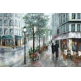 thumbnail image 2 of Nan 24x17 Gold Ornate Wood Framed with Double Matting Museum Art Print Titled - Out to Dinner, 2 of 4