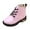 Pink, variant on Krdevn Durable Kids for Boys and Girls Short Boots with Warm for Cold Weather Comfortable Footwear,Toddler Girl Shoes,Boys Shoes,Size:3.5-4 Years