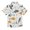 Hand Drawn Doodle Fish, variant on Dailycode Small Short Sleeve Button Down Shirts Hand Drawing Vehicles Casual Shirt 3-10 Years
