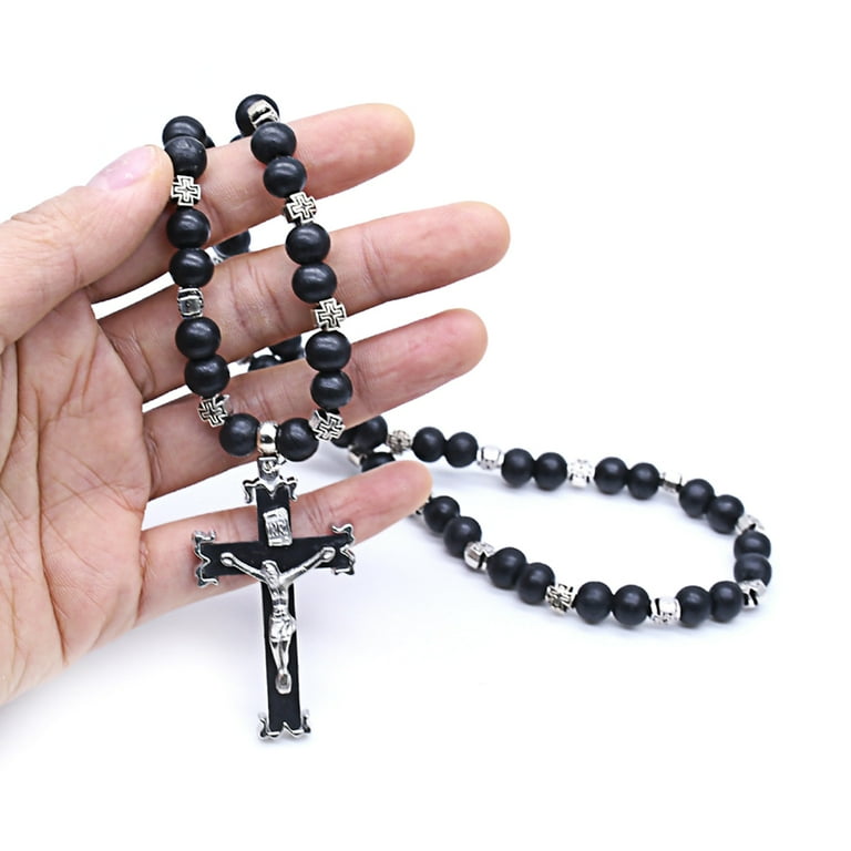 Fashion rosary necklace sales for mens