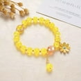 thumbnail image 6 of RSAMD Korean Flowers Daisy Bracelets Bohemian Colorful Crystal Beaded-A10, 6 of 9