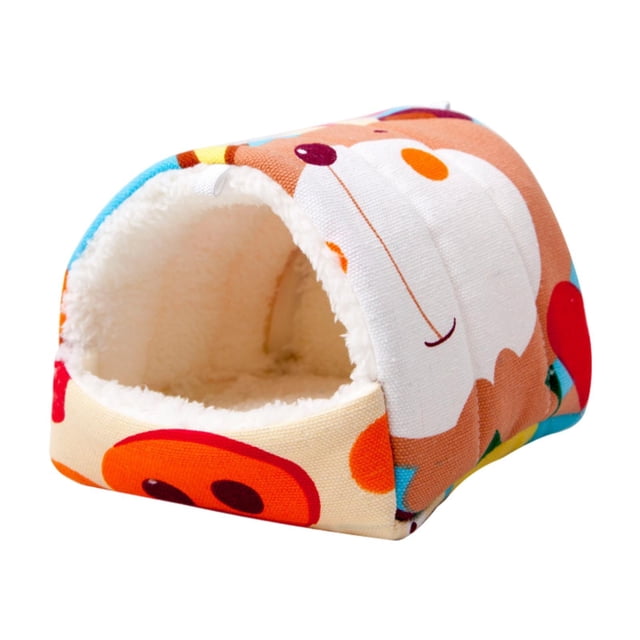 Nido semicerrado para hámster Naranja L Strade Fareast Limited Cama pequeña para mascotas