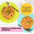 thumbnail image 3 of Cocinillo para pasta Kitchen Discovery para microondas, antiadherente, con tapa, 3 of 7