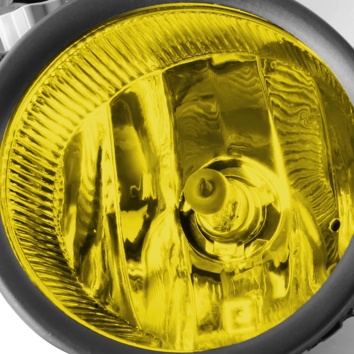 DNA Motoring For 2007-2009 Honda CRV Yellow Bumper Fog Light w/ Bezel Wiring Harness Switch