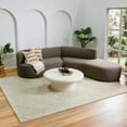 thumbnail image 4 of BoutiqueRugs Fyffe Contemporary Area Rug - Ivory - 9'9" Round, 4 of 16