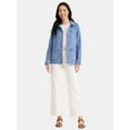 thumbnail image 2 of Time and Tru Women's and Women’s Plus Denim Utility Jacket, Sizes XS-4X, 2 of 5
