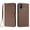 YB04, variant on Leather Wallet Phone Case, 3 Card Slots Flip Folio Cover with Kickstand, Hand Strap, Shockproof Protective Phone Purse Case Compatible with TECNO SPARK 6 GO/SPARK go 2020/2021-Purple