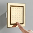 thumbnail image 2 of 4Pcs Square Shower Message Body Spray Brass Concealed Installation, 2 of 12