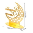 thumbnail image 2 of WRITWAA eid decor Eid Moon Ornament Golden Festive Atmosphere 1Set, 2 of 8